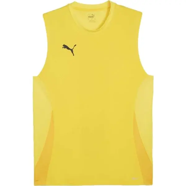 Puma TEAMGOAL SLEEVELESS JERSEY Pánske športové tielko, žltá, veľkosť