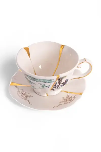 Šálek s podšálkem Seletti Kintsugi 200 ml