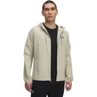 Under Armour STRETCH WOVEN WINDBREAKER Pánska bunda, béžová, veľkosť