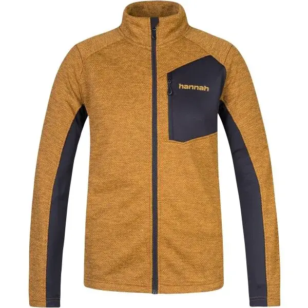 Hannah RON Pánska funkčná mikina, žltá, veľkosť