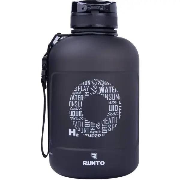 Runto BARREL 2300 ML Športová fľaša, čierna, veľkosť 2,3 L