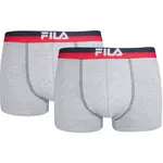 Fila MAN BOXERS 2 PACK Pánske boxerky, sivá, veľkosť