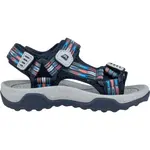 ALPINE PRO MOLEDO Detská letná obuv, tmavo modrá, veľkosť