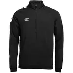 Umbro PIERS Pánska mikina s krátkym zipsom, čierna, veľkosť XXL