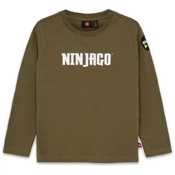 LEGO&reg; kidswear LWTANO 614 Chlapčenské tričko s dlhým rukávom, khaki, veľkosť