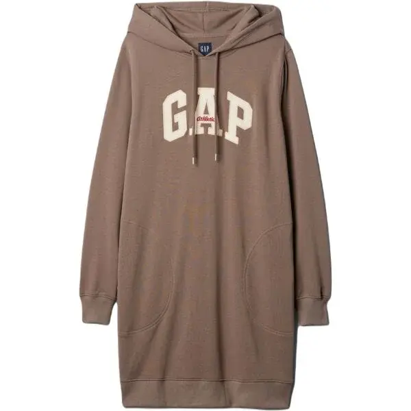 GAP JAPAN Dámske šaty, hnedá, veľkosť