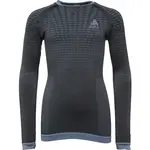 Odlo BL TOP PERFORMANCE WARM KID Detské  funkčné tričko, tmavo sivá, veľkosť 116-128