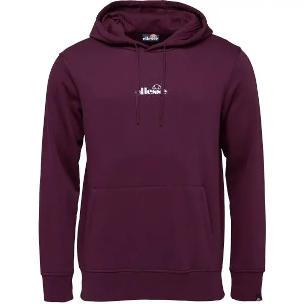 ELLESSE PERSHUTA Pánska mikina, vínová, veľkosť