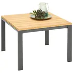 Ambia Garden ZAHRADNÍ STOLEK, dřevo, kov, 65/65/40 cm