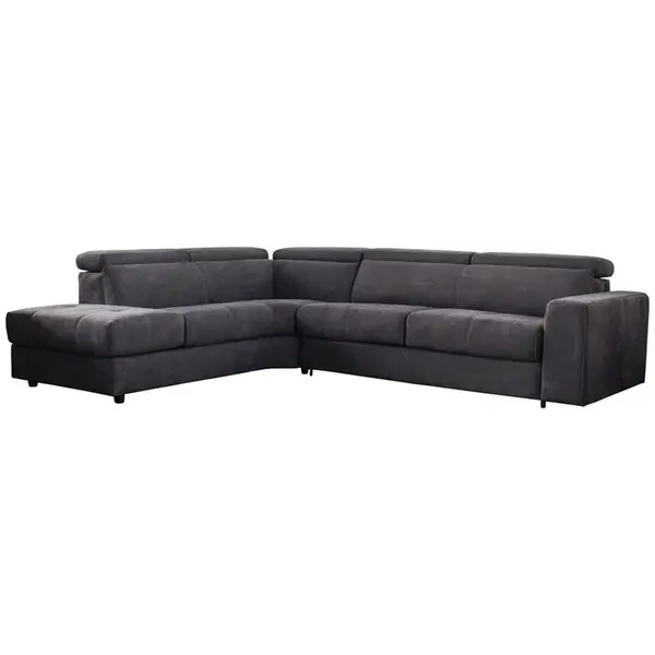 Novel ROHOVÁ SEDAČKA, textil, antracitová