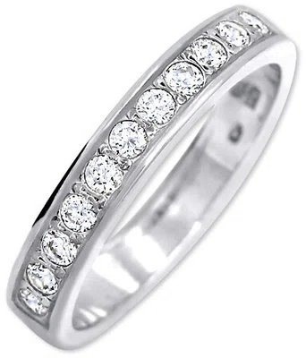 Soliter Stříbrný prsten s krystaly 426 001 00299 04 48 mm