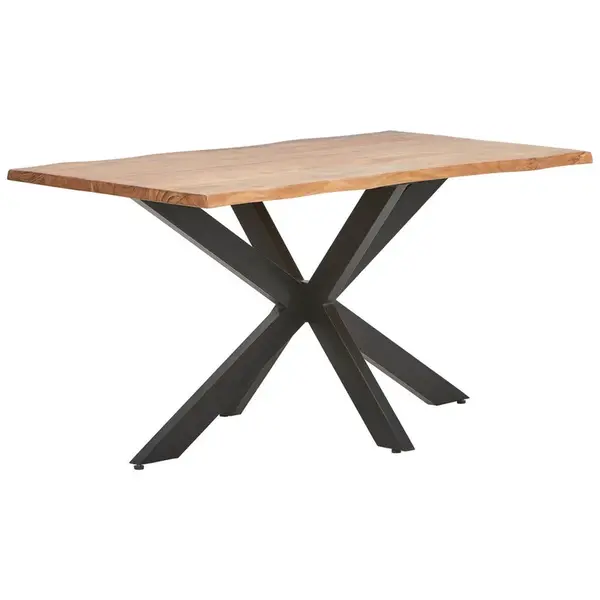 Landscape JÍDELNÍ STŮL, akácie, černá, barvy akácie, 140/80/77 cm