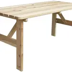 ROJAPLAST Zahradní stůl VIKING dřevěný přírodní - 150 cm