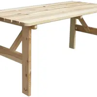 ROJAPLAST Zahradní stůl VIKING dřevěný přírodní - 150 cm