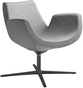 LD SEATING Konferenční křeslo RELAX,RE-S-RA,F27-N1, kříž hliník černý