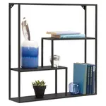 Landscape NÁSTĚNNÝ REGÁL, černá