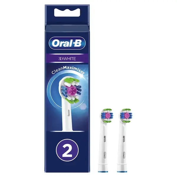 Oral B Náhradní kartáčové hlavice s Technologií CleanMaximiser 3D White 4 ks