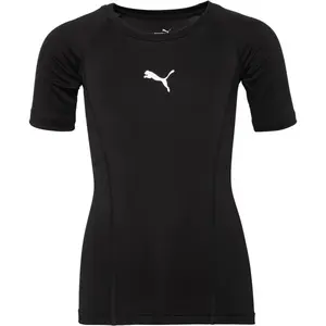 Puma LIGA BASELAYER TEE Chlapecké funkční triko, černá, velikost