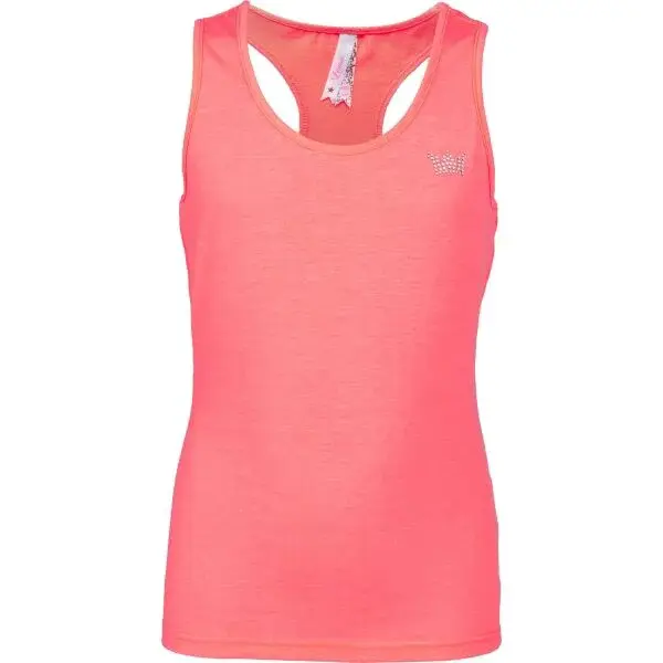 Lewro VENIE Lehké dívčí tílko, lososová, velikost 152-158