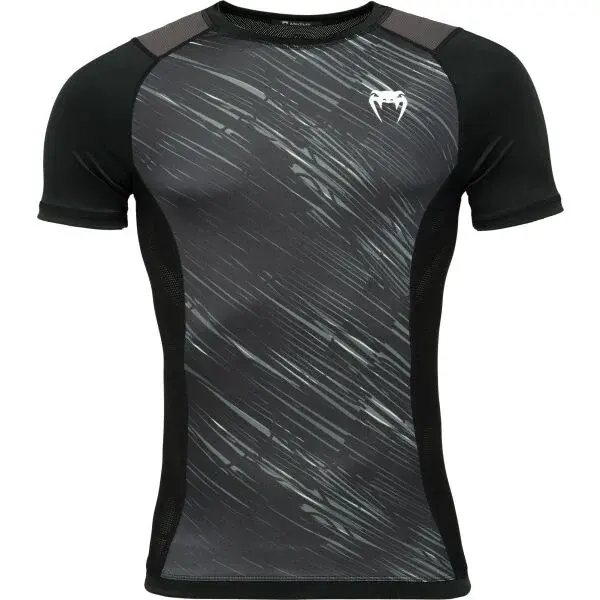 Venum RAPID SHORT SLEEVE RASHGUARD Kompresní triko, černá, velikost