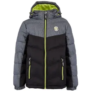 Lewro TREVOR Chlapecká prošívaná bunda, černá, velikost 116-122