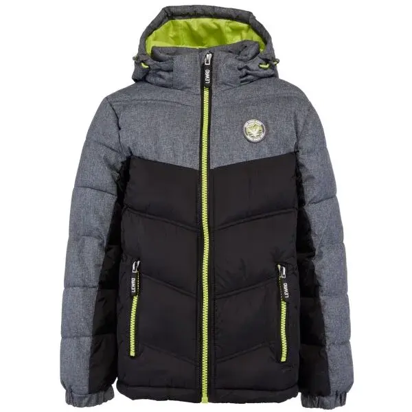 Lewro TREVOR Chlapecká prošívaná bunda, černá, velikost 116-122