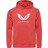CASTORE SLAVIA PRAGUE PRESENTATION SCUBA LOGO HOODIE Pánská mikina, červená, velikost