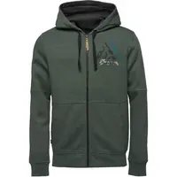 LOAP EDCAR Pánská mikina, tmavě zelená, velikost
