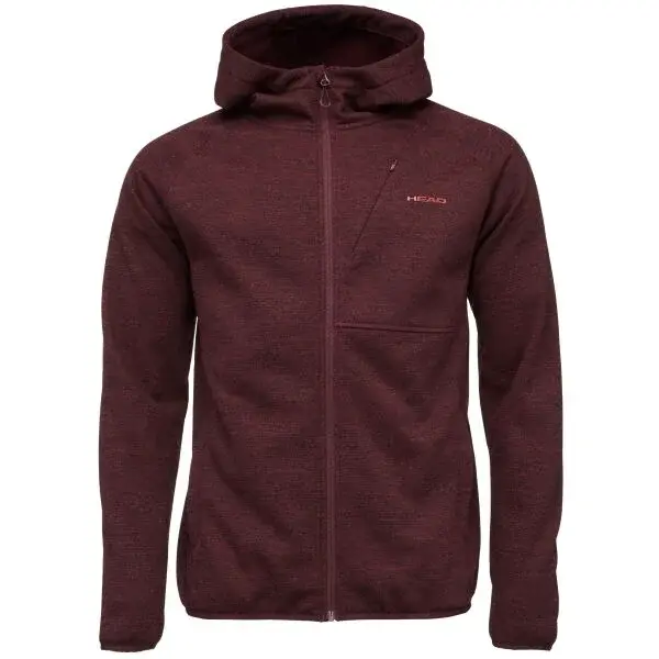 Head GALARDO Pánská technická mikina, vínová, velikost XXL