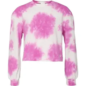 Nike SPORTSWEAR WASH Dívčí mikina, růžová, velikost