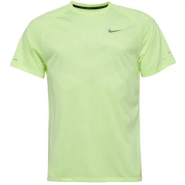 Nike STRIDE Pánské běžecké triko, reflexní neon, velikost