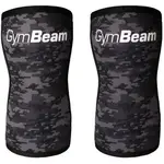GymBeam CONQUER CAMO Neoprenová bandáž na koleno, černá, velikost