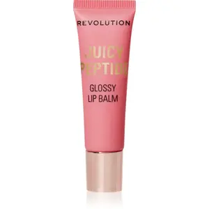 Revolution Juicy Peptide Lip Balm balzam na pery s peptidmi odtieň Shimmer Mai Tai Pink 8 ml