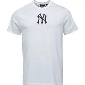 New Era NEW YORK YANKEES MLB LOGO Pánské triko, bílá, velikost