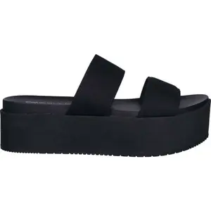Calvin Klein FLATFORM SANDAL WEBBINGIN Dámské sandály, černá, velikost