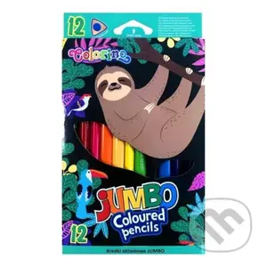 Colorino pastelky trojhranné JUMBO Wildkid 12 farieb