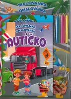 Komplet Autíčko ((2 maľovanky+2 aktivity zošity + farebné ceruzky)) - kniha z kategorie Kreslení
