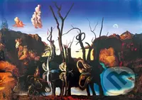 Salvador Dalí - Swans Reflecting Elephants, 1937 - puzzle z kategorie Umělecké