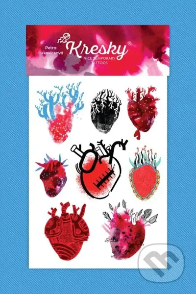 Kresky: Srdcia (Dočasné tetovačky) - Petra Lukovicsová (ilustrátor)