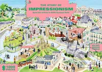 The Story of Impressionism (1000-Piece Art History Jigsaw Puzzle) - puzzle z kategorie Umělecké