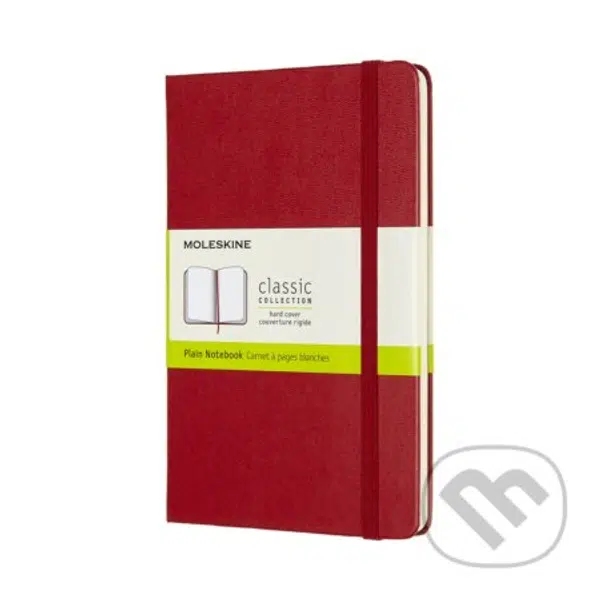 Moleskine - červený zápisník (malý, čistý)