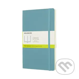Moleskine - zápisník svetlomodrý (stredný, čistý)