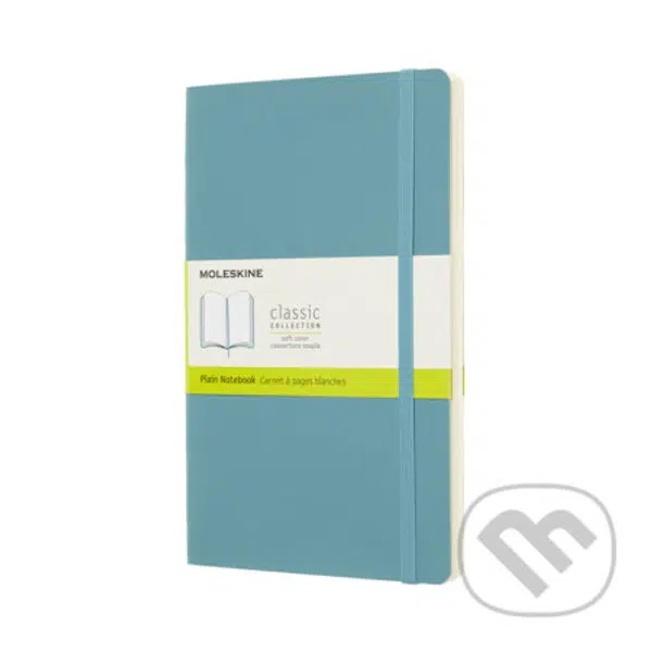 Moleskine - zápisník svetlomodrý (stredný, čistý)