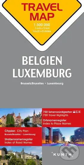 Belgien / Luxemburg 1:300 000