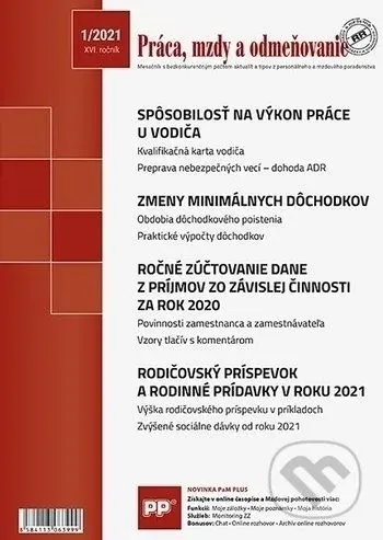 Práca, mzdy a odmeňovanie 1/2021