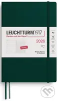 Weekly Planner & Notebook 2026 Medium (A5) Forest Green