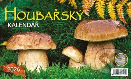 Kalendář 2026 Houbařský, stolní