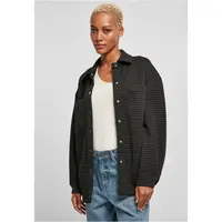 Women's quilted sweatshirt black