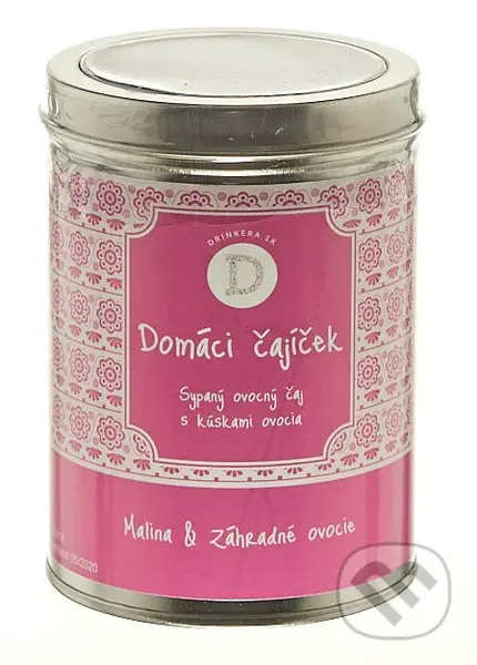 Domáci čajíček: Malina & Záhradné ovocie (Sypaný ovocný čaj s kúskami ovocia)