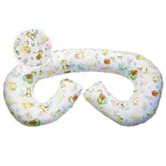 Dojčiace vankúš/relax. poduška MAXI, Včielky a Lienky, biela